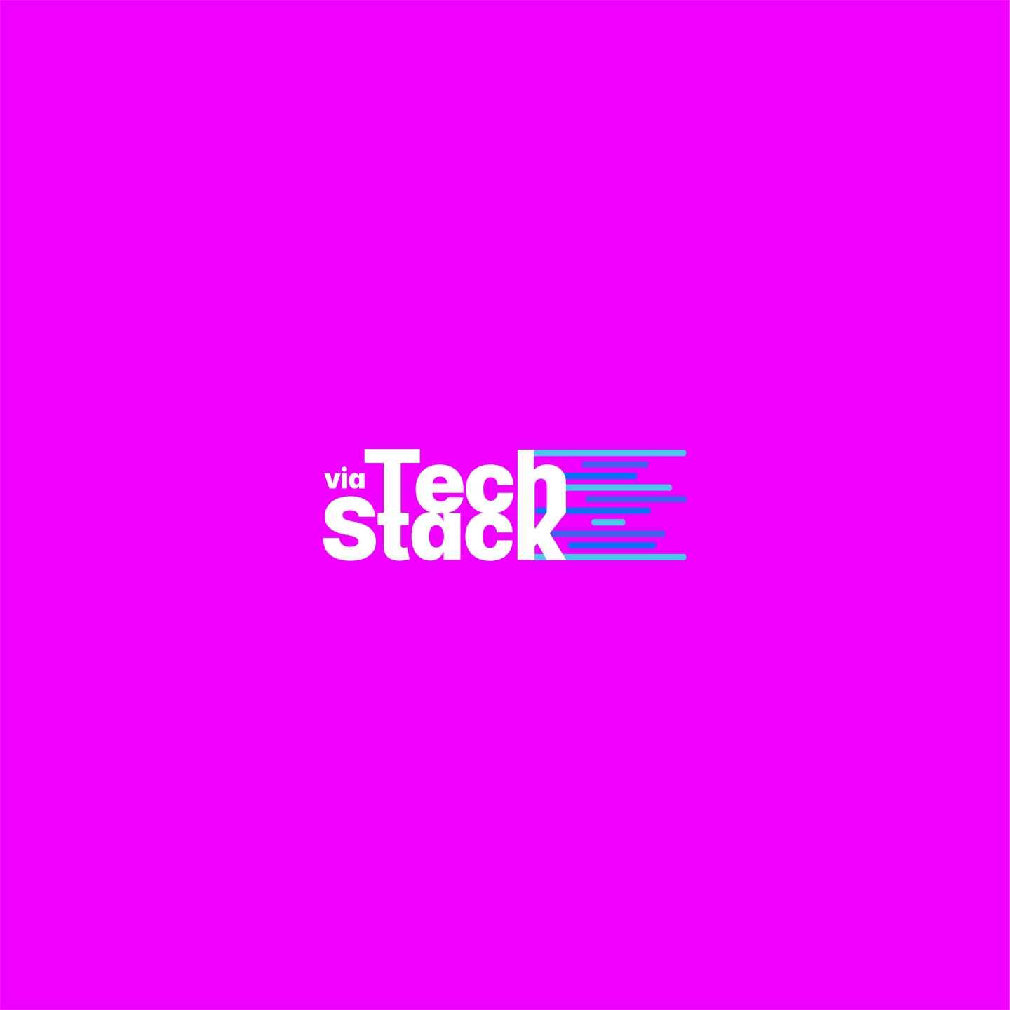 לוגו של via TechStack, סטארטאפ טכנולוגי, לקוח של Via Marketing